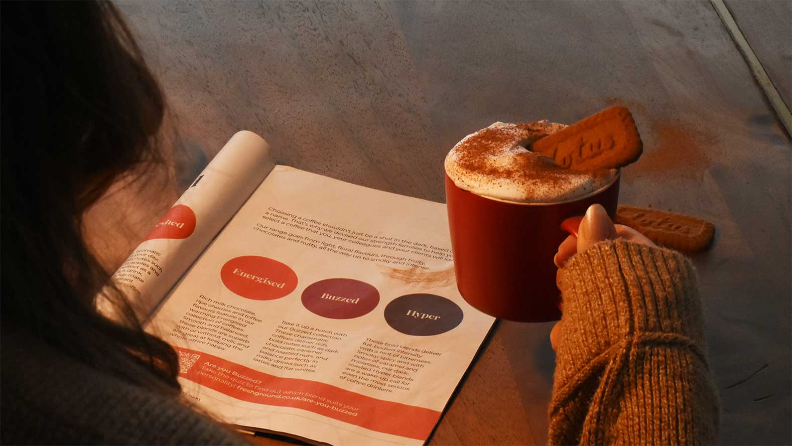 Biscoff hot chocolate