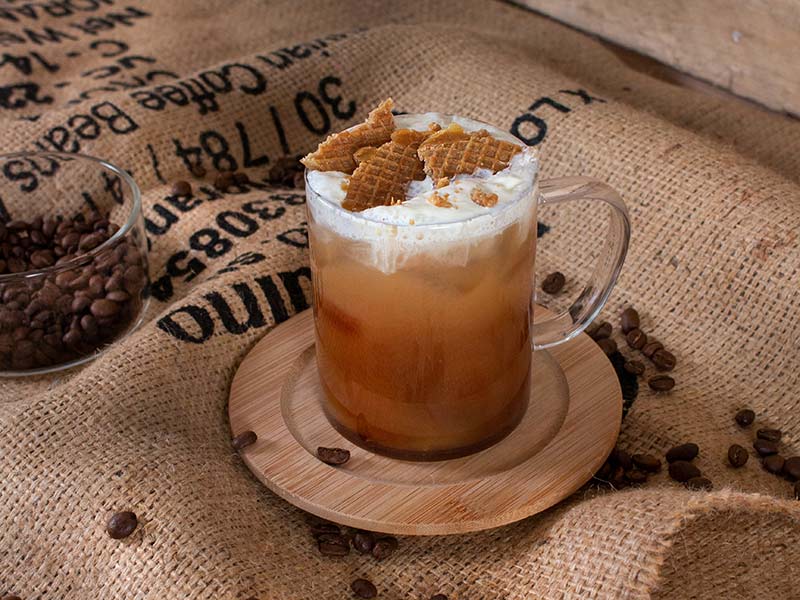 Ice Caramel Wafer Oat Latte