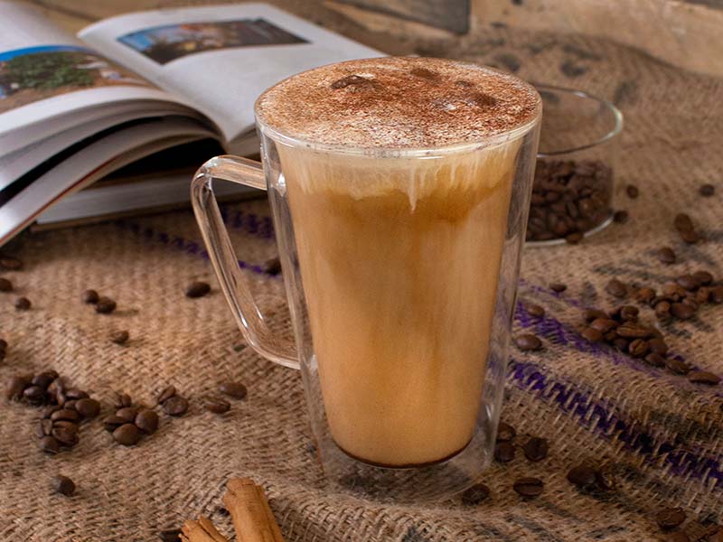 Iced Dirty Chai Oat Latte