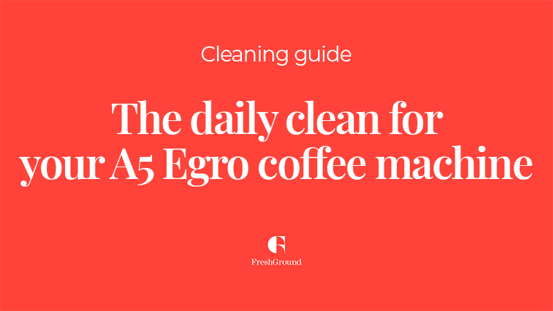 A5 Egro Next Touch cleaning video title card
