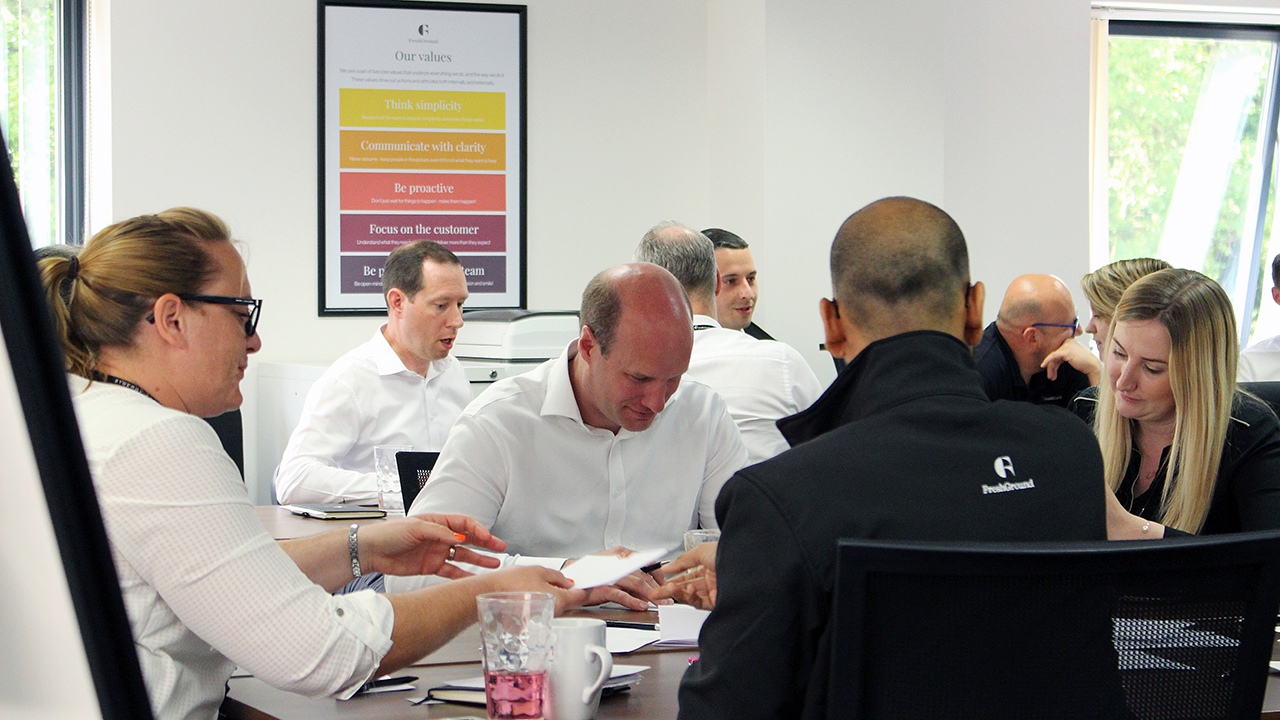 FreshGround coffee (company meeting)