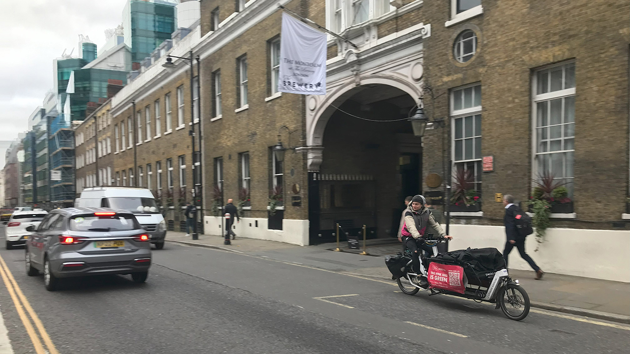 Pedal Me bike out and about