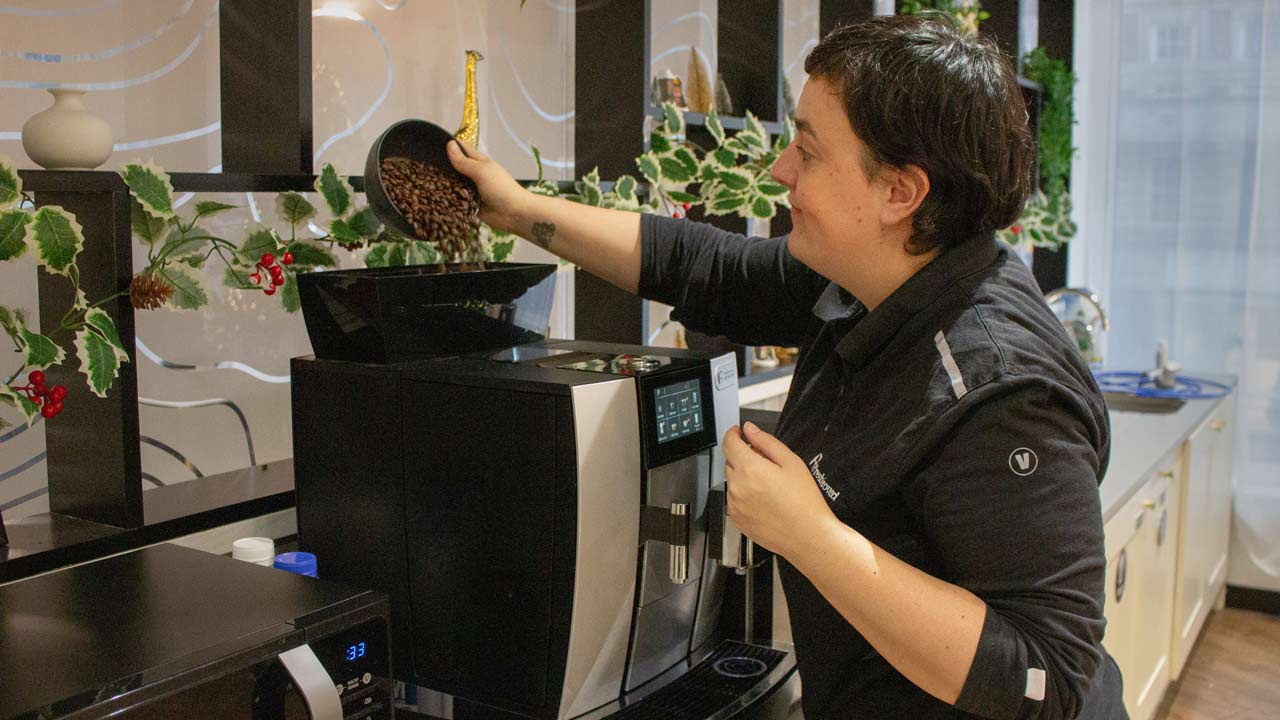 FreshGround bean-to-cup coffee machine