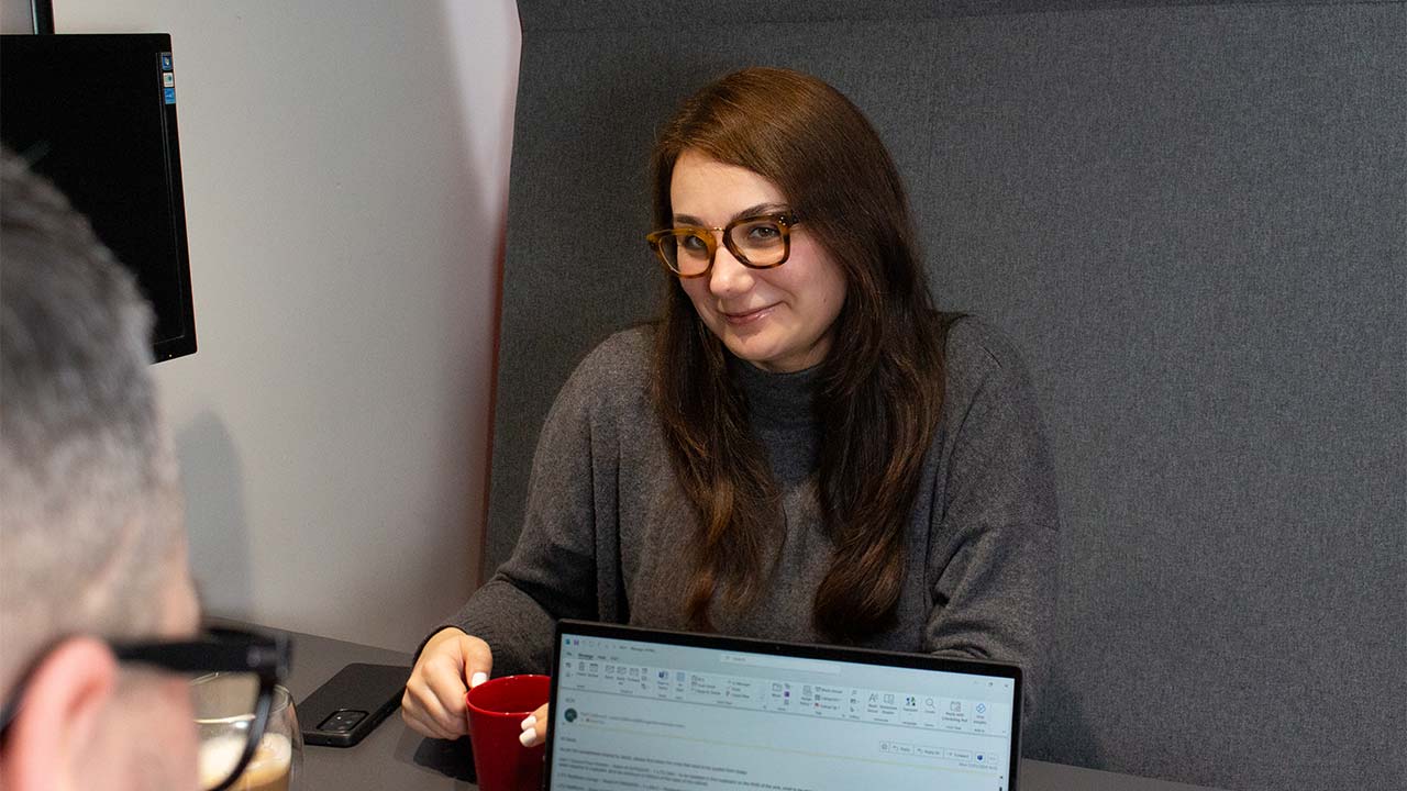 Aurelija Mickiens smiling 