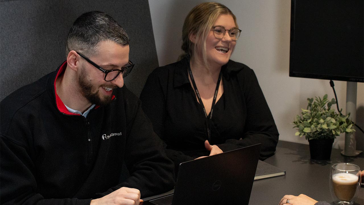 David Kiss and Amy Elvin at FreshGround