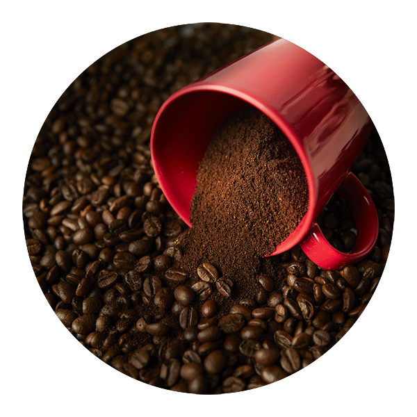 Alternative coffee bean icon