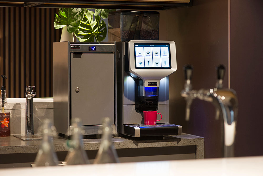 f5 bean to cup machine on counter